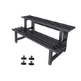 thumbnail image 3 of Soporte para plantas Zulema de 2 niveles organizador de Metal negro 120cmx38cmx53cm, 3 of 8