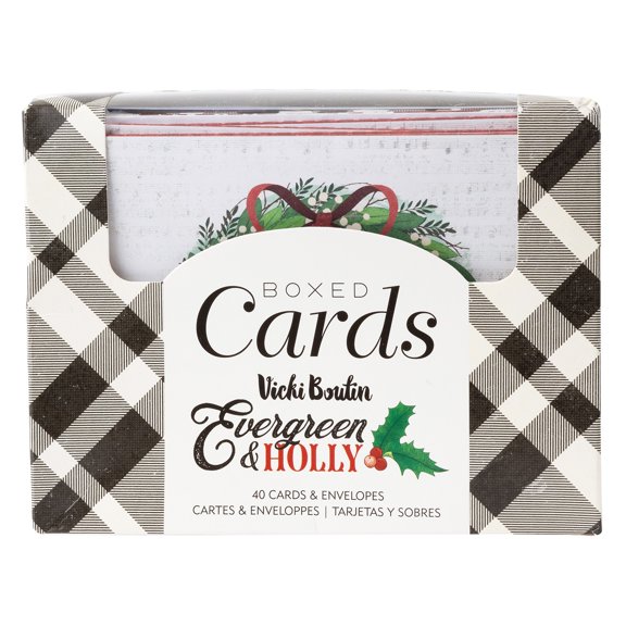 AMC VB Evergreen & Holly Cards Set