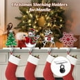 thumbnail image 3 of Christmas Stocking Holders for Mantle Set of 2, Heavy Duty 3D Stocking Stand Weighted Stocking Hooks Christmas Ornaments Decorations for Fireplace Tabletop, 3 of 6