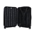 thumbnail image 3 of TUCCI ITALY Lustria Hardside Spinner Luggage 3-Piece Set 20/24/28", Scratch Resistant, Lightweight - Black, 3 of 8