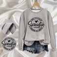 thumbnail image 5 of WTXUE English Printed Your Little Of Sarcastic Sunshine Has Arrived Round Neck Simple Retro Hoodless Sweatshirt Relaxed Fit Sweatshirts & Hoodies (Women's) Size 4XL, 5 of 7