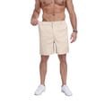 thumbnail image 3 of Iceglad Men’s Casual Shorts Cotton Stretch Elastic Waist Summer Shorts Lightweight Drawstring Comfort Fit Lounge Beach Shorts with Pockets, 3 of 7