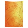 thumbnail image 3 of Ambesonne Orange Tablecloth Rectangular Table Cover, Autumn Nature Dry Leaves, 60"x84", Orange Yellow, 3 of 4