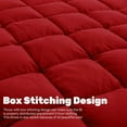 thumbnail image 4 of Down Throw Blankets for Couch 50x70 Down Blanket for Indoor and Outdoor Throw Blanket use Soft Lightweight Throw Blanket Red, 4 of 11