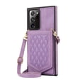 thumbnail image 2 of Nalacover Back Mirror Flip Case for Samsung Galaxy Note 20 Ultra,Wallet Case Crossbody PU Leather with Card Holder Kickstand Phone Case Detachable Shoulder Strap Handbag, Purple, 2 of 13