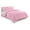 Light Pink, variant on Paris Hilton Bows 3 Piece Comforter Set with 2 Shams, King, Blue Microfiber