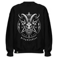 thumbnail image 1 of Sudadera Negra Sin Gorro Chica Dark Baphomet, 1 of 4