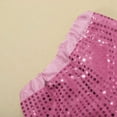 thumbnail image 5 of Shorts Outfit for Girls Women's Shorts Medium Big Girl Short Gymnastics for Girls Cute Girl Clothes Toddler Kids Baby Girls Boys Sparkly Sequins Elastic Waist Birthday Shorts Pants Party Shorts, 5 of 7