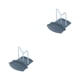 thumbnail image 4 of Inteprter Estante para tapas de ollas, organizador de cocina multifuncional, cucharas de plástico sin perforaciones, soporte para almohadilla, Azul oscuro 2Conjunto, 4 of 6
