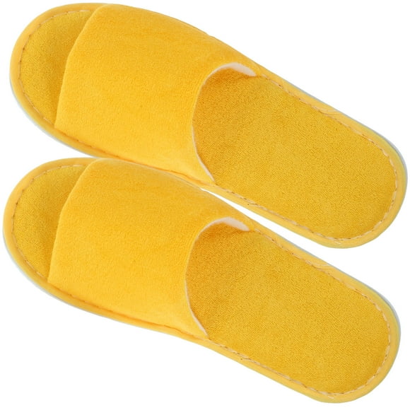 OUNONA 4 Pairs of Portable Slippers for Women Hotel with EVA Material Design