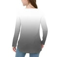 thumbnail image 6 of YUNAFFT Girls Long Sleeve T-Shirts Soft Cotton-like Side Slit Hem Casual Top for 2-12Y, 6 of 7