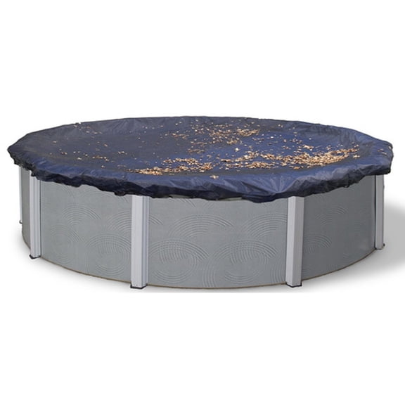 Swimline Deluxe Round Above Ground Pool Closing Leaf Net Cover 18' - Black