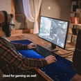 thumbnail image 5 of Cmhoo Gaming Mouse Pad Size 27.5x11.8 Thickness 0.12 inches,Premium-Textured Non-Slip & Waterproof Computer Mousepad with Stitched Edges for Gaming, Office & Home 70x30 Skybluew, 5 of 6