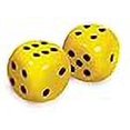 thumbnail image 3 of Dé Large Vision Basse - Jaune avec Points Noirs, 3 of 3