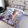 thumbnail image 3 of La Era del Hielo Conjunto de sábanas temático, trío de piezas, cómodo y amigable con la piel, diseño único, regalo de decoración para el hogar para familiares, amigos y fans, 90 cm * 190 cm, 3 of 6