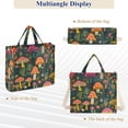thumbnail image 6 of FORMRS Womens Corduroy Tote Bag Crossbody Shoulder Handbag with Pocket, Orange Mushroom, 6 of 7