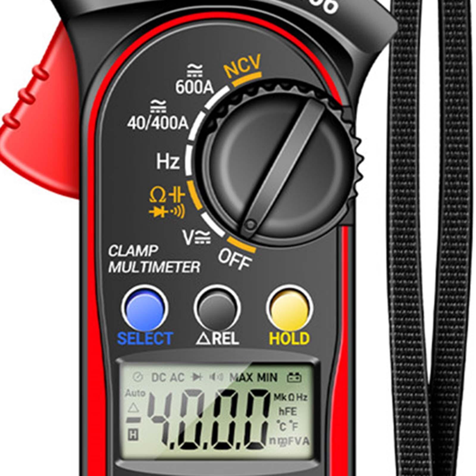 Miulika Digital Clamp Meter Electrical Multimeter Pocket 4000Counts Current Meter Accurately Auto Range Electrician Tool Multi Tester for Automotive