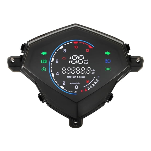 Motorbike Digital Instrument Panel LED Color Film Tachometer Speed Mileage Display Suitable for Mio 125 MIO i125 Mio 110