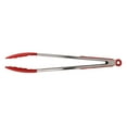 thumbnail image 1 of Kitchen Tongs, Practical Food Serving Tongs  For Baking Red,Black, 1 of 8