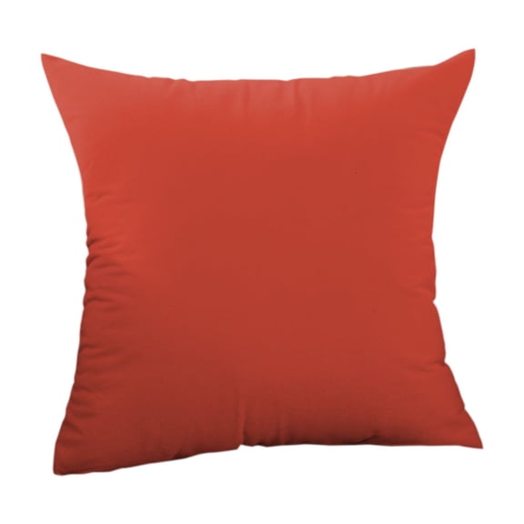 Euro Sham Velvet Pillow, Set of 1 Square Decorative Pillows, Super Soft for Bed, Sofa, Couch, Accent Chairs with Hidden Zipper(Red)