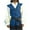 Blue, variant on Mens Renaissance Steampunk Lace-up Long Vest Gothic Waistcoat Reversible Vest for Men Size M-3XL Green