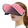 thumbnail image 2 of Cheers.US Sun Visor Hats Women Large Brim Summer UV Protection Beach Cap, 2 of 7