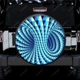 thumbnail image 1 of 3D Colorful Depth Print Spare Tire Cover Waterproof Tire Wheel Protector for Car Truck SUV Camper Trailer Rv, 1 of 5