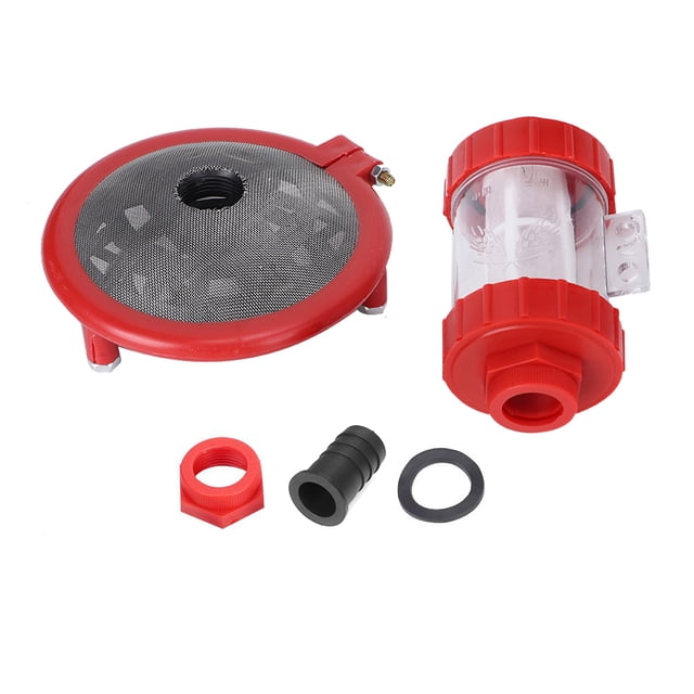 Agricultural Inline Mesh Strainer Garden Irrigation Water Pump Filter Accessory1in Diameter