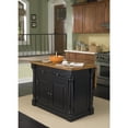 thumbnail image 4 of Homestyles Monarch Wood Kitchen Island in Black, 4 of 6