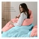 thumbnail image 5 of Edredón Individual Acolchado Reversible Esquimal Relleno Down, Compatible Con Funda Duvet Azul Claro/Coral, 5 of 6