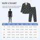 thumbnail image 4 of Fotbe Gold Snowflake Christmas Tree Pijama de Hombre con Estampado de Manga Larga, Conjunto de 2 Piezas, Ropa de Dormir Suave y Cómoda con Bolsillos-X-Large, 4 of 7