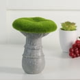thumbnail image 2 of Northlight 6.25" Faux Moss Mushroom Outdoor Garden Statue, 2 of 3