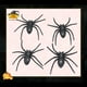 thumbnail image 4 of 4 piezas de arañas falsas de plástico para bromas prácticas, arañas de goma realistas para fiestas de Halloween., 4 of 6