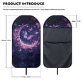 thumbnail image 7 of XYZCANDO Butterflies and Moon Sweating Car Seat Cover Cooling Microfiber, Compatible with Auto Interior Van, for Sedan Trucks SUV, 7 of 7