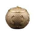 thumbnail image 1 of AMLESO Brass Tea Canister Easy Carrying Retro Tea Jar for Office Hotel Coffee Beans, 1 of 8