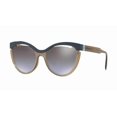 thumbnail image 1 of Miu Miu SORBET EVOLUTION SMU01TS blue olve/violet brown shaded mirror Sunglasses, 1 of 5