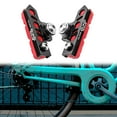 thumbnail image 4 of 1 par de pastillas de freno para bicicleta de montaña y carretera, tipo cajón negro rojo, 4 of 9
