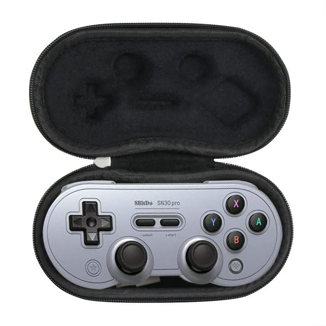 Funda rígida de viaje Hermitshell para mando SN30 Pro de 8 bits