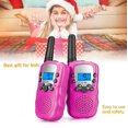 thumbnail image 3 of Walkie Talkies de 2 piezas para niños, Radio electrónica portátil de 0,5 W, interfono de voz con pantalla LCD para exteriores, juguete para regalo de cumpleaños, 3 of 4