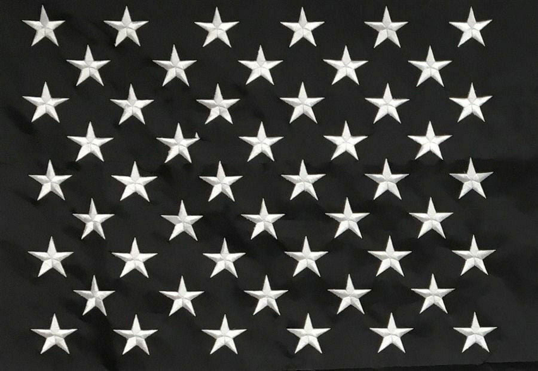 3X5 USA Thin Blue Line American Flag 3x5 Foot Flags, Embroidered Stars 210D