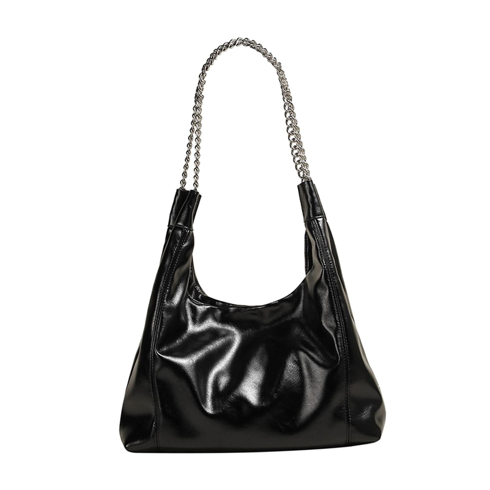 STARTIST Womens Shoulder Bag Casual Large Capacity Female Lightweight PU Leather Tote Black