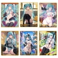 thumbnail image 2 of Tarjeta de metal de la historia de la diosa Colección de todas las tarjetas de chicas en traje de baño sexy de anime Hatsune Miku Girl dando regalos de cumpleaños a los niños, 2 of 5