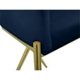 thumbnail image 5 of Maklaine Contemporary Velvet Counter Stool in Rich Navy/Gold, 5 of 7