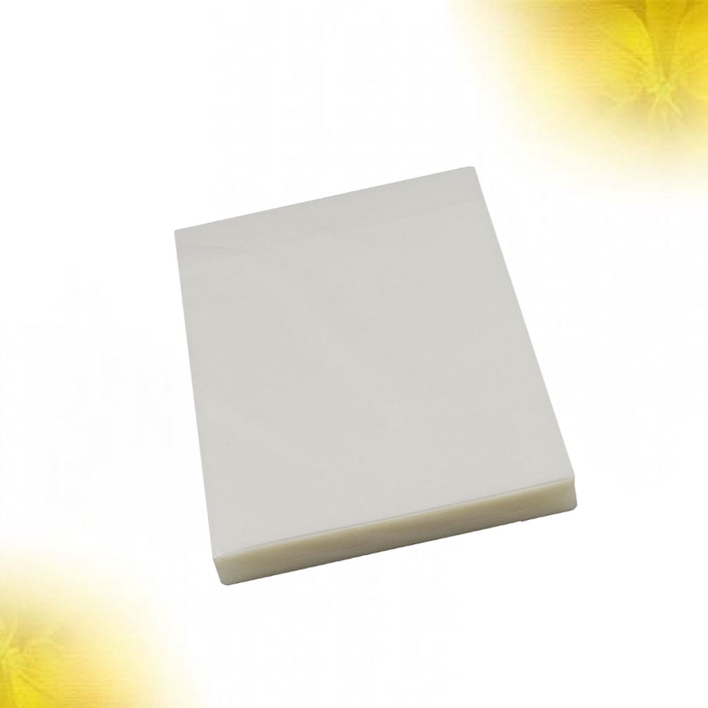 Sensethe 100pcs Clear Thermal Laminating Pouches Waterproof Laminating Sheets for Home Office Store Use ( 0.055mm, A4 )