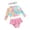 czb# Pink270, variant on CUZIBR Toddler Kids Girls Swimsuit Sets Flower Print Long Sleeve Crewneck Top Shirts And Elastic Waist Ruffles Bottoms Swimwear Rash Guard Upf 50 Sun Protection Bathing Suit,Pink,7-8 Years