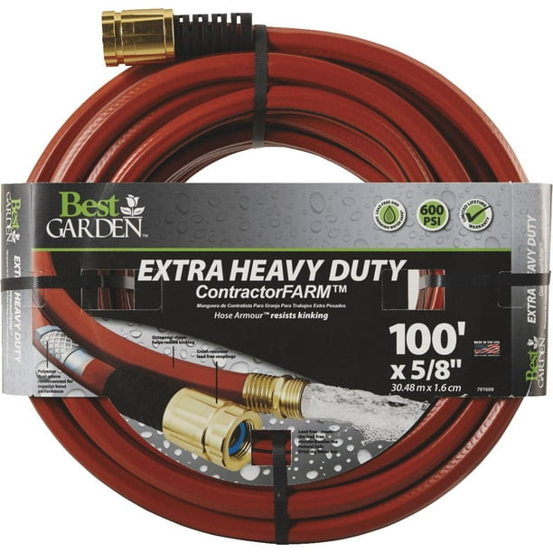 Best Garden 5/8 In. Dia. x 100 Ft. L. Drinking Water Safe Contractor