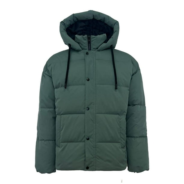 Chamarra George Para Hombre, Juvenil Acolchada con Capucha