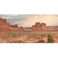 thumbnail image 2 of Deiter, Lori 14x9 Black Ornate Wood Framed with Double Matting Museum Art Print Titled - Dusty Desert III, 2 of 4