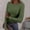 Green, variant on Solid Color T Shirts for Women Basic Fashion Long Sleeve Crewneck Tees Casual Summer Tops