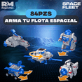 thumbnail image 4 of Juguete Robots Espaciales a Control Remoto Rm Regalomex 2.4Ghz Bloques de Construcción 6 en 1 para Niños azul Grande, 4 of 7